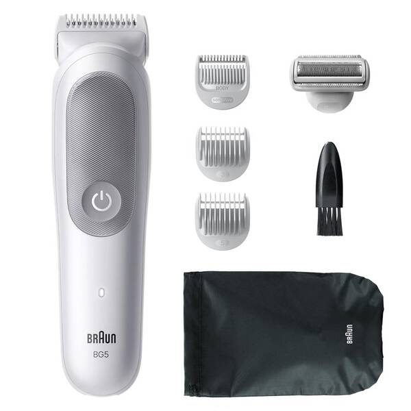 Zastrihávač telový Braun BG5550 sivý

