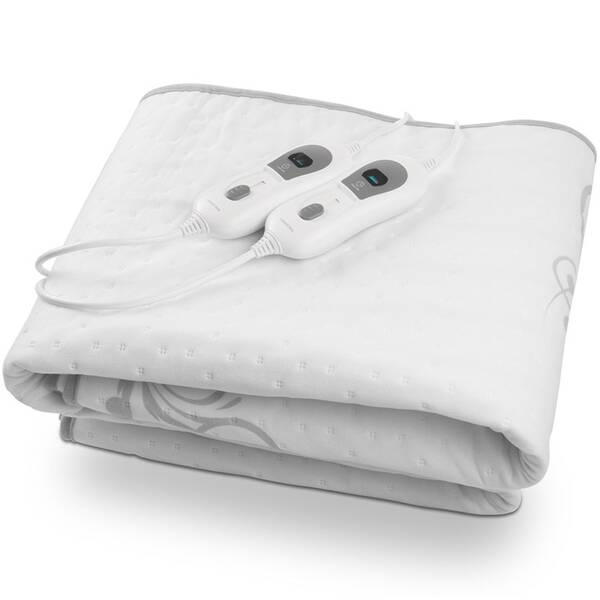 Vyhrievacia deka Lanaform Heating Blanket S2 sivá/biela

