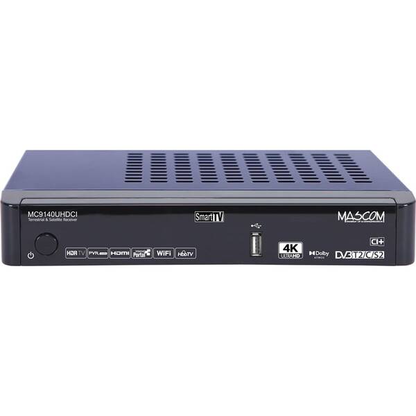 Satelitný prijímač Mascom MC9140 COMBO (DVB-T2) 

