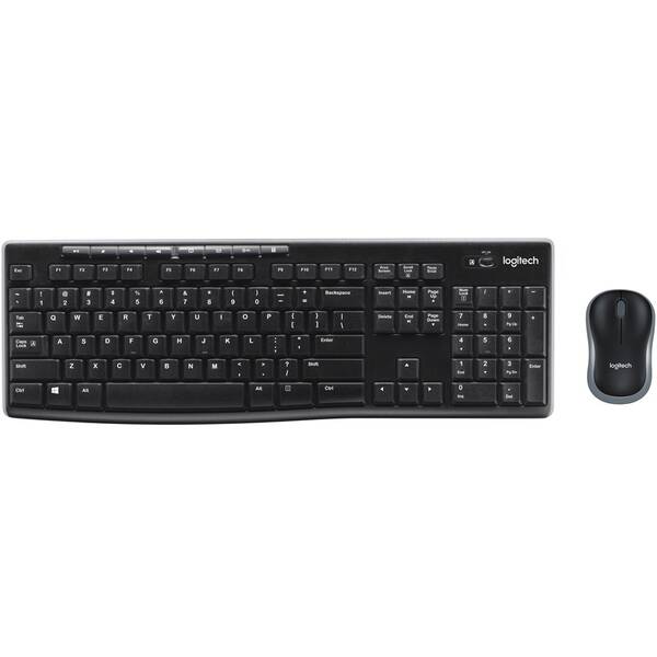 Klávesnica s myšou Logitech MK270, CZ čierna

