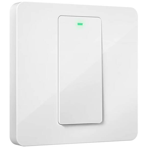 Vypínač Meross Smart Wi-Fi, 1 Gang 2 way Touch Button, Neutral Wire Required biely

