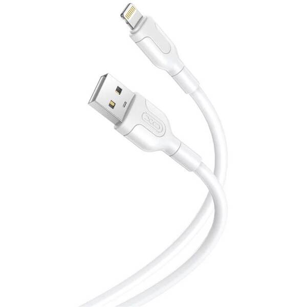Kábel XO USB/Lightning 2,1A 1m biely

