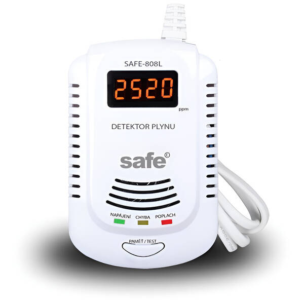 Detektor plynov Safe 808L hlásič zemného plynu 

