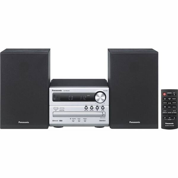 Mikro HiFi systém Panasonic SC-PM250EC-S čierny/strieborný

