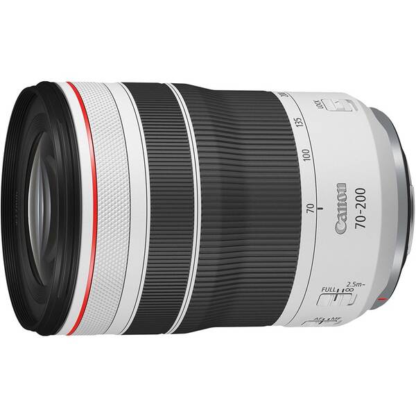 Objektív Canon 70-200 mm F/4L IS USM čierny/biely

