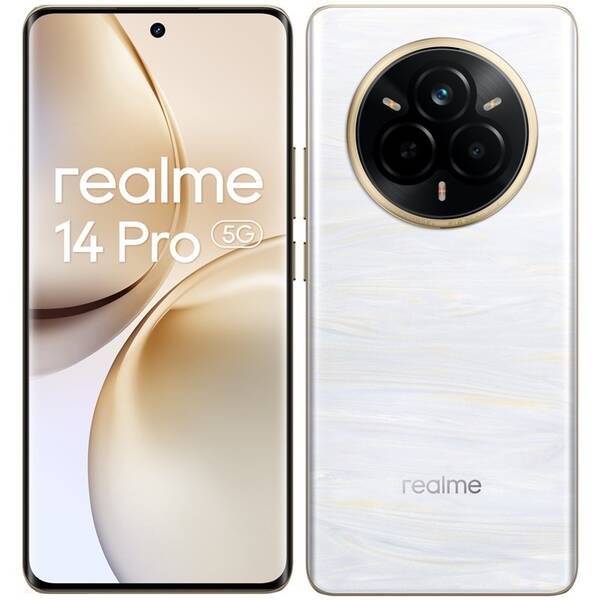 Mobilný telefón realme 14 Pro 5G 8 GB / 256 GB biely

