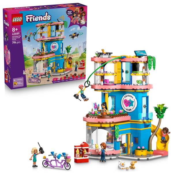 Stavebnica LEGO® Friends 42689 Klubovňa kamarátov v mestečku Heartlake 

