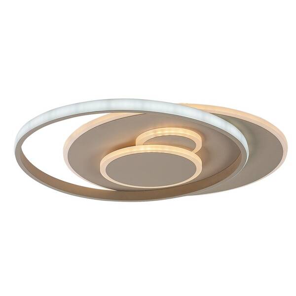 LED stropné svietidlo Rabalux Brantiel 71465 sivé/béžové

