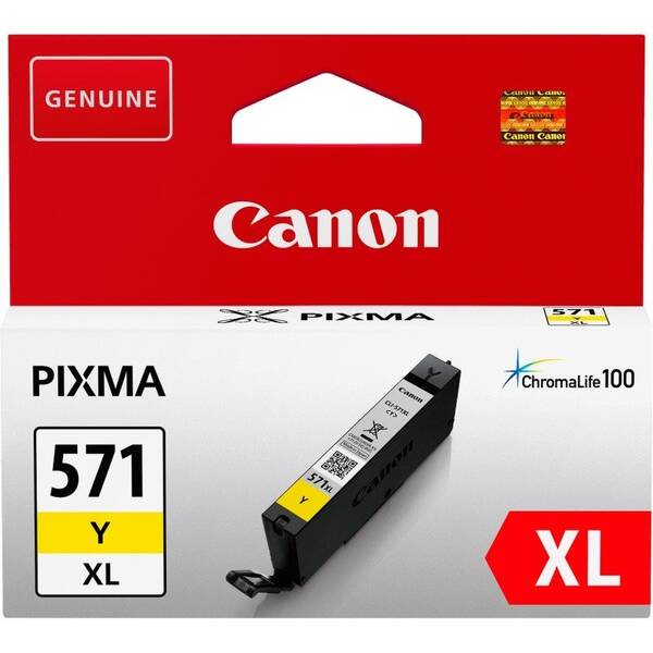 Cartridge Canon CLI-571XL Y, 715 strán žltá

