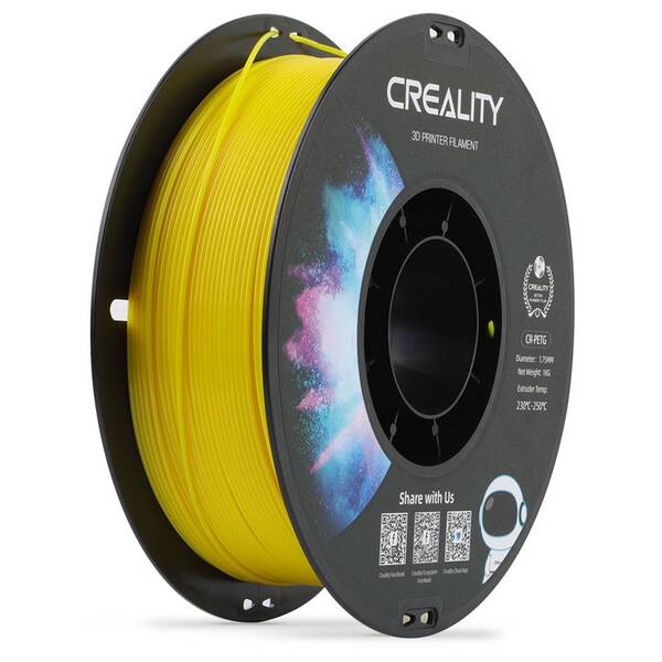 Tlačová struna (filament) Creality CR-PETG 1kg žltý

