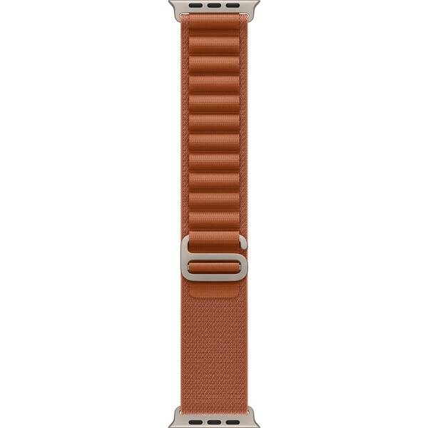 Remienok Apple 49mm terakotový alpský ťah – S – prírodný titán 

