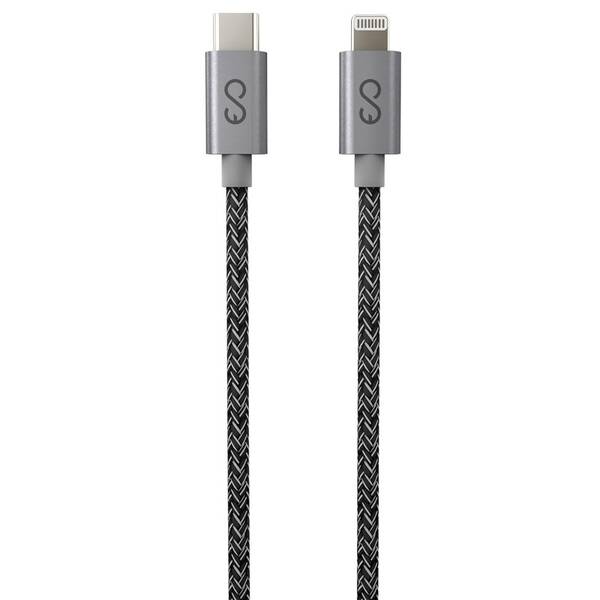 Kábel Epico USB-C/Lightning 60W, 1,2m sivý

