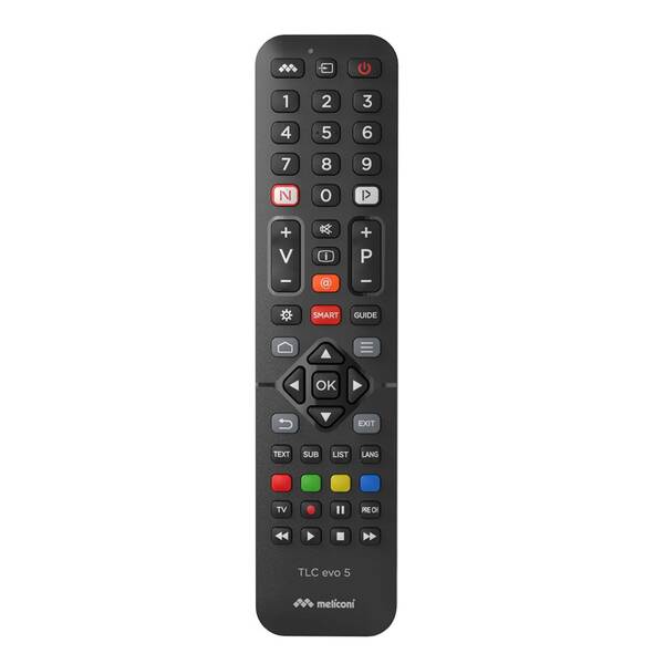 Diaľkový ovládač Meliconi TLC EVO 5 pre THOMSON čierny


