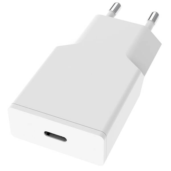 Nabíjačka do siete Solight USB-C 20W fast charger biely


