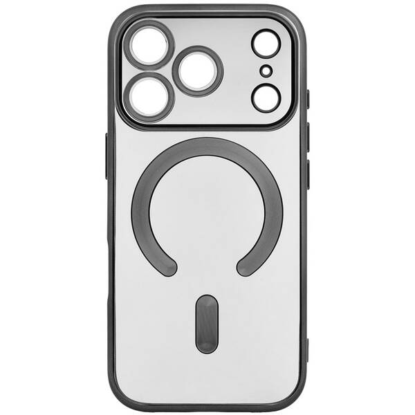 Kryt na mobil WG Magic Eye Magnet na Apple iPhone 17 Pro čierny/priehľadný

