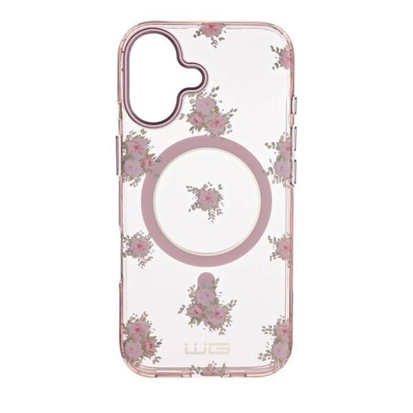 Kryt na mobil WG Floral Magnet Apple iPhone 17 ružový

