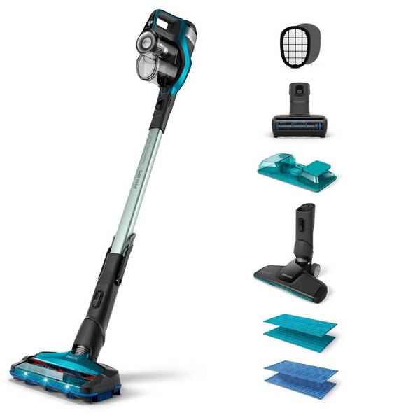 Tyčový vysávač Philips FC6904/01 SpeedPro Max Aqua modrý


