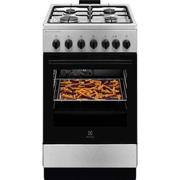 Kombinovaný sporák Electrolux LKK560010X nerez


