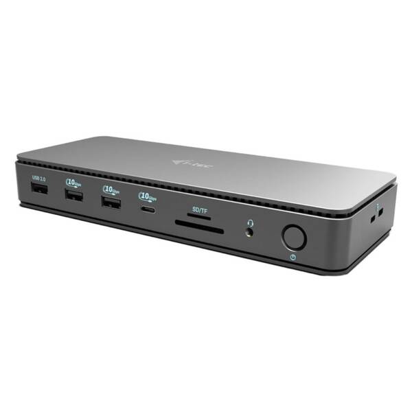Dokovacia stanica i-tec Thunderbolt4 2x Display Station Gen3, 7x USB, 2.5 GLAN, PD 92W 

