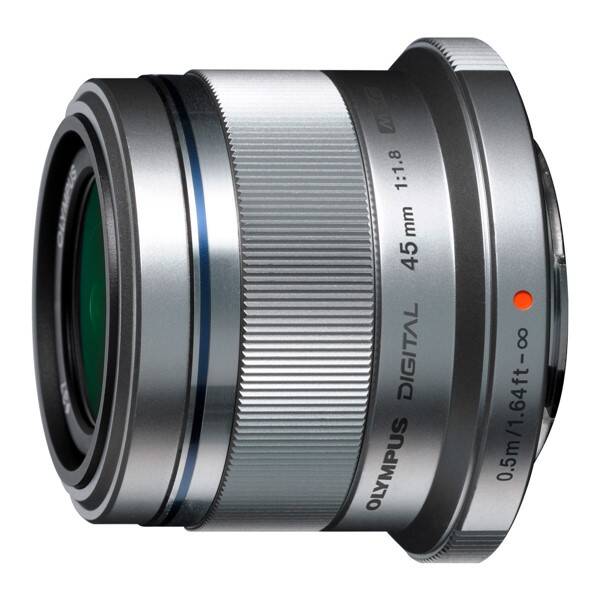 Objektív Olympus ET-M4518 strieborný

