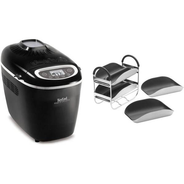 Domáca pekáreň Tefal Bread of the World PF611838 čierna/nerez

