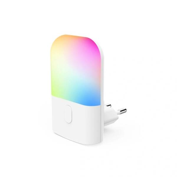 Nočné svetlo Hama 223504, 0,5W, automatické zapnutie/vypnutie, RGB biele

