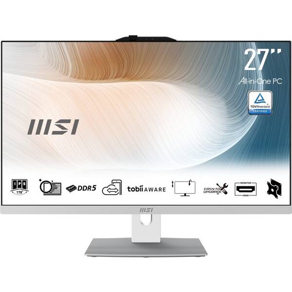 PC all in-one MSI Modern AM272P 1M-1437EU biely

