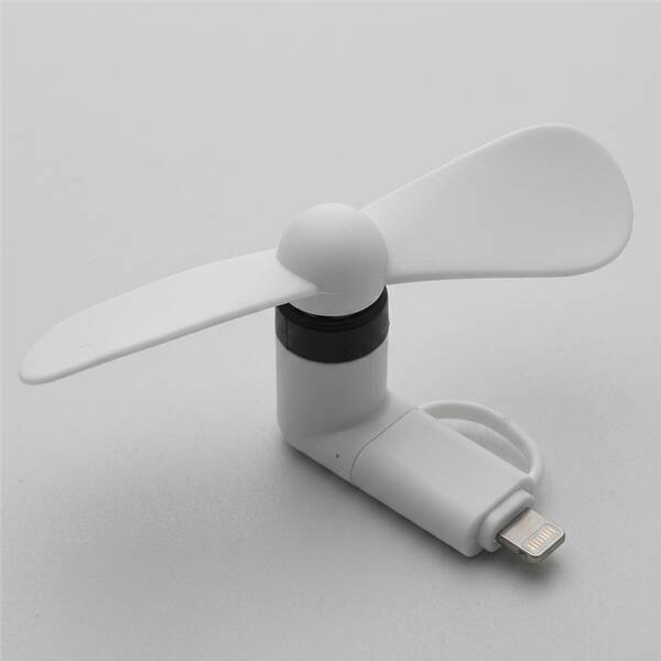 Ventilátor BSMART USB-C/LGHT FAN biela

