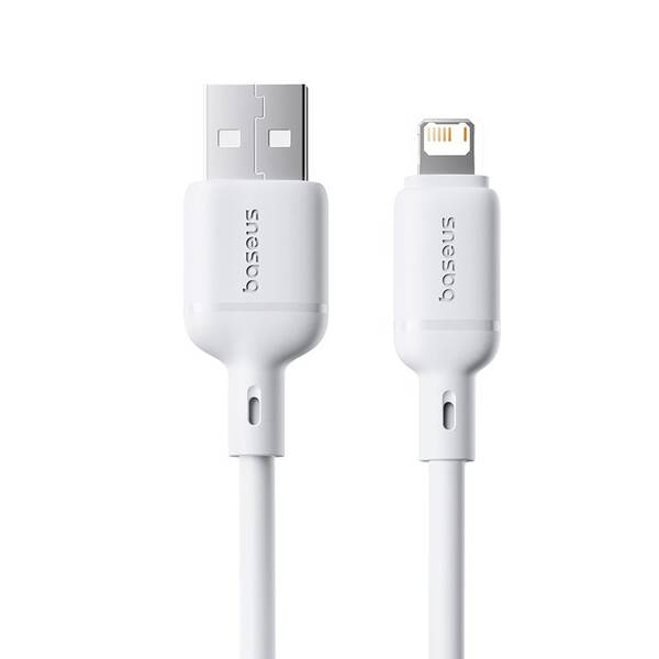 Kábel Baseus Silky USB/Lightning 1m 2.4A biely

