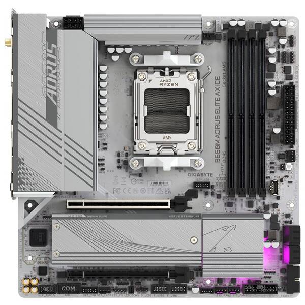 Základná doska GIGABYTE B650M AORUS ELITE AX ICE 

