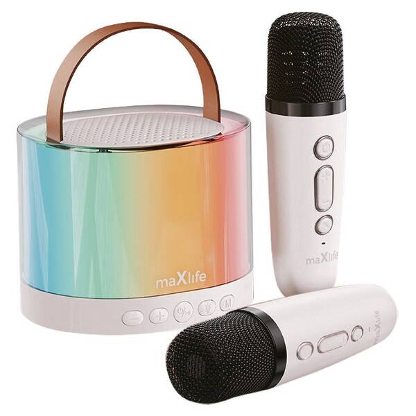 Prenosný reproduktor Maxlife MXKS-200 biely

