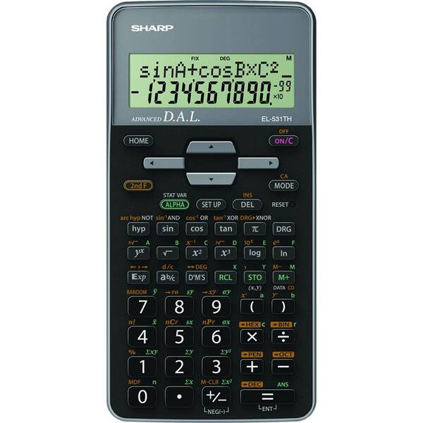 Kalkulačka Sharp EL531THGY čierna/sivá

