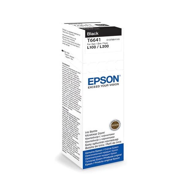 Cartridge Epson T6641, 70 ml čierna

