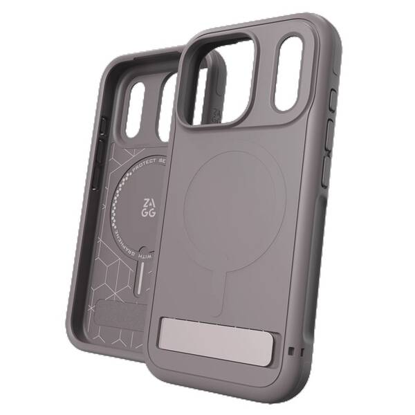 Kryt na mobil ZAGG Sedona Snap Kickstand na Apple iPhone 18 Pro Max / 17 Pro Max sivý

