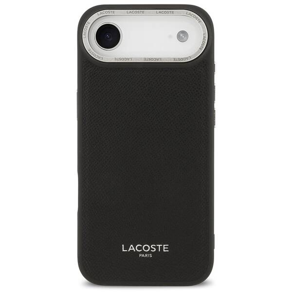Kryt na mobil Lacoste PU Leather Champs Elysees MagSafe na Apple iPhone Air čierny

