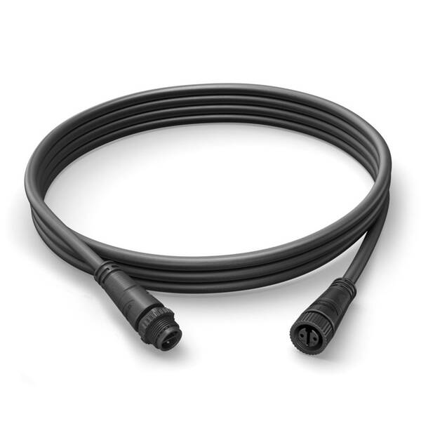 Kábel Philips vonkajší predlžovací kábel 2,5m 12V čierny

