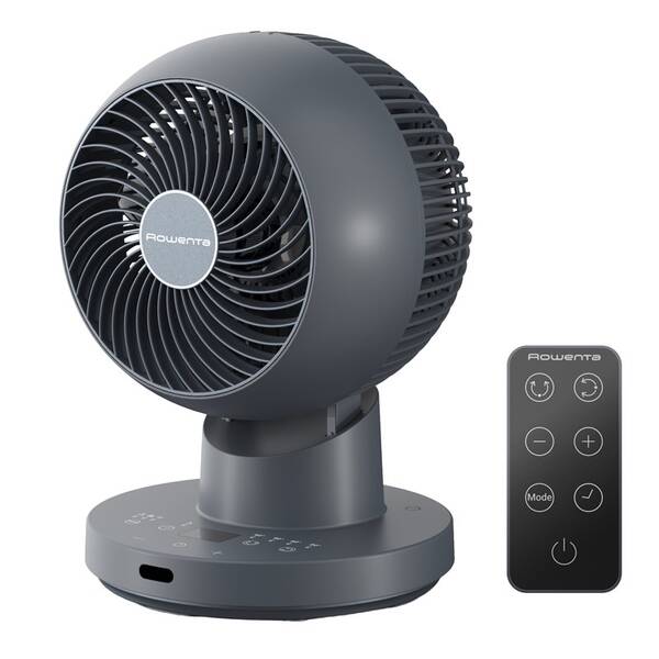 Ventilátor stolový Rowenta QV2540F0 Turbo Twist Compact sivý

