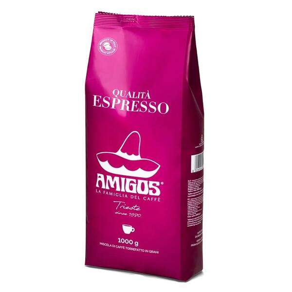 Káva zrnková Amigos Caffe Qualitá Espresso 1 kg 

