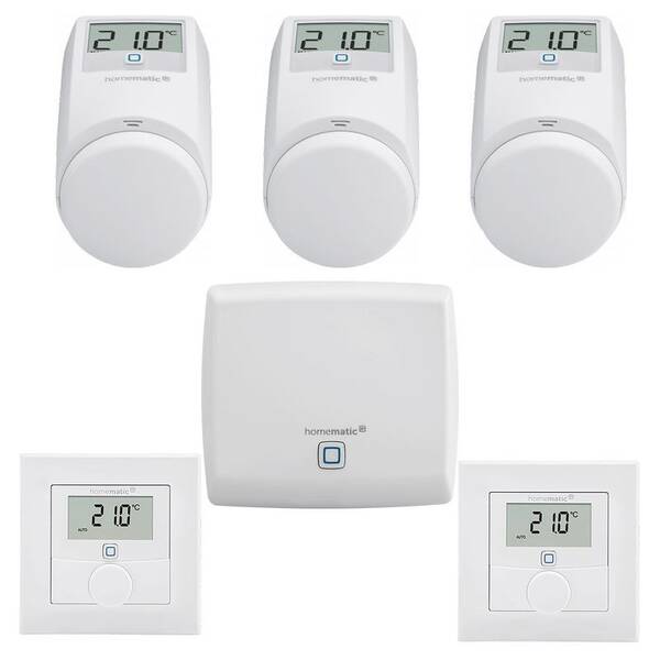 Kompletný set Homematic IP riadenie vykurovania, set2 

