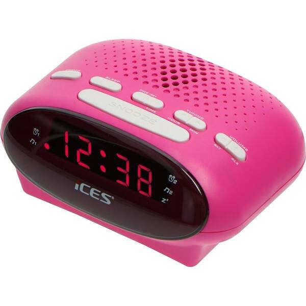 Rádiobudík Lenco ICES ICR-210 ružový

