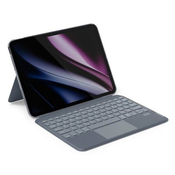 Puzdro s klávesnicou na tablet Epico Backlit Keyboard Case na Apple iPad Pro 11" M4 - CZ sivé

