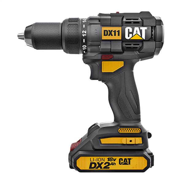 Aku vŕtačka CAT DX11 (s batériou) 

