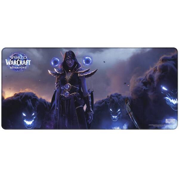 Podložka pod klávesnicu a myš FSH World Of WarCraft: Midnight Xalatath, XL fialová

