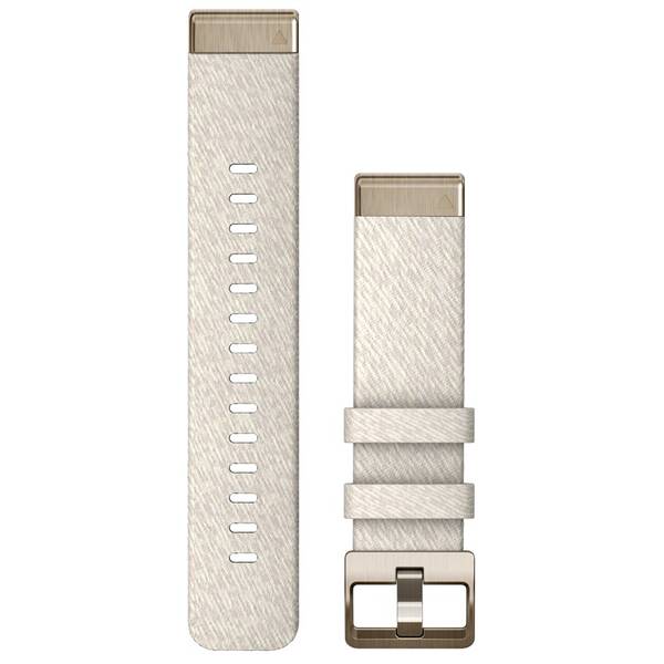 Remienok Garmin QuickFit (20 mm), nylonový, pracka cream gold béžový

