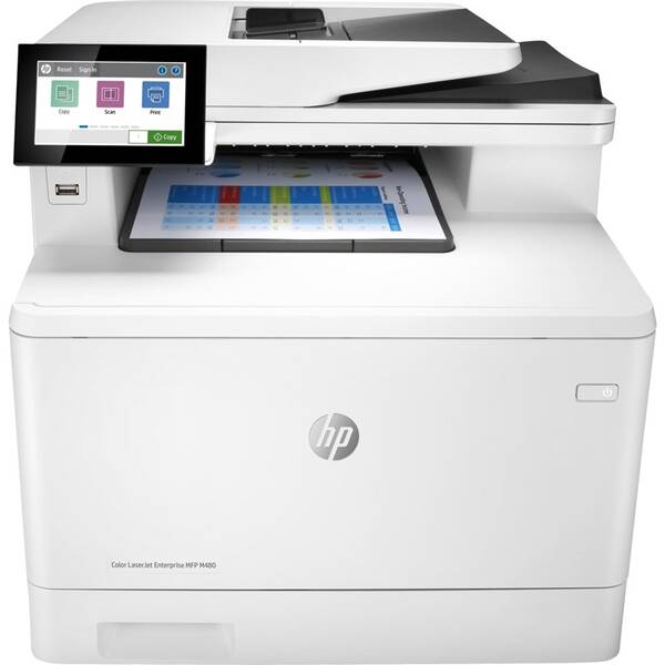 Tlačiareň multifunkčná HP Color LaserJet Enterprise MFP M480f biela

