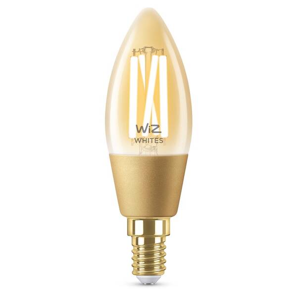 Inteligentná žiarovka WiZ Tunable White 4,9W E14 C35 Vintage 


