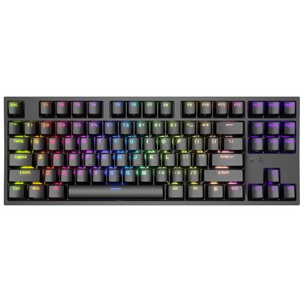Klávesnica Genesis THOR 404 TKL, RGB, US layout, Kailh Box Brown V2 čierna

