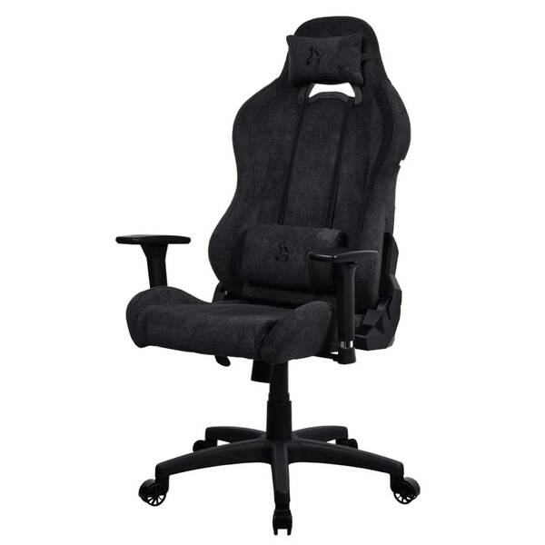 Herná stolička Arozzi Torretta Soft Fabric v2 čierna

