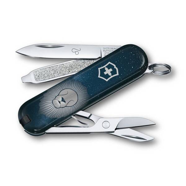 Nôž vreckový Victorinox ZODIC CLASSIC SD, Leo 58 mm modrý

