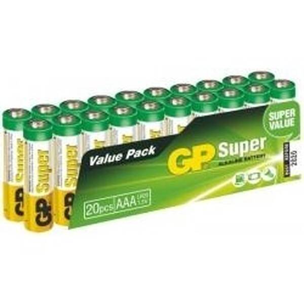 Batéria alkalická GP Super LR03 (AAA) fólie 


